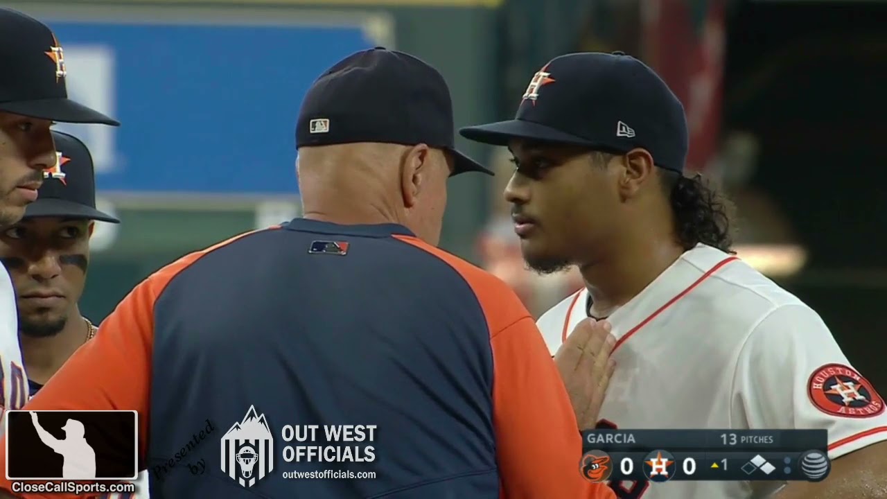Ejection 085 - Brent Strom Ejected by CB Bucknor After Leadoff Walks Start Baltimore-Houston Game