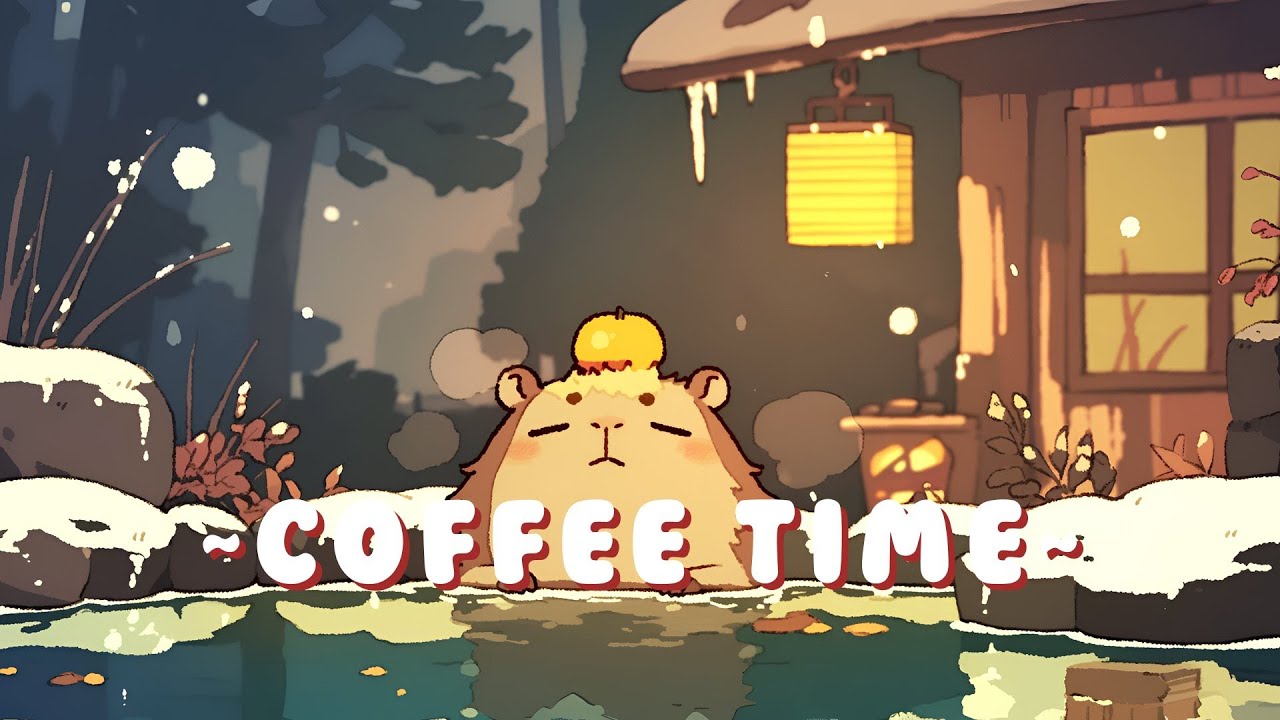 [Full Hour] Capybara Music Corner - Chill Jazz Beats to Relax/Study ~ Tranquil Mood ~ ✨ | Study Aid