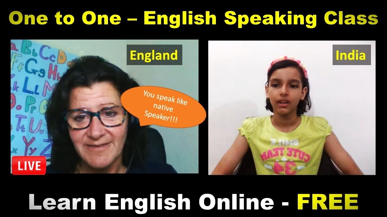 One to One English Speaking Classes | Free Online English Classes | Free Online English Classes