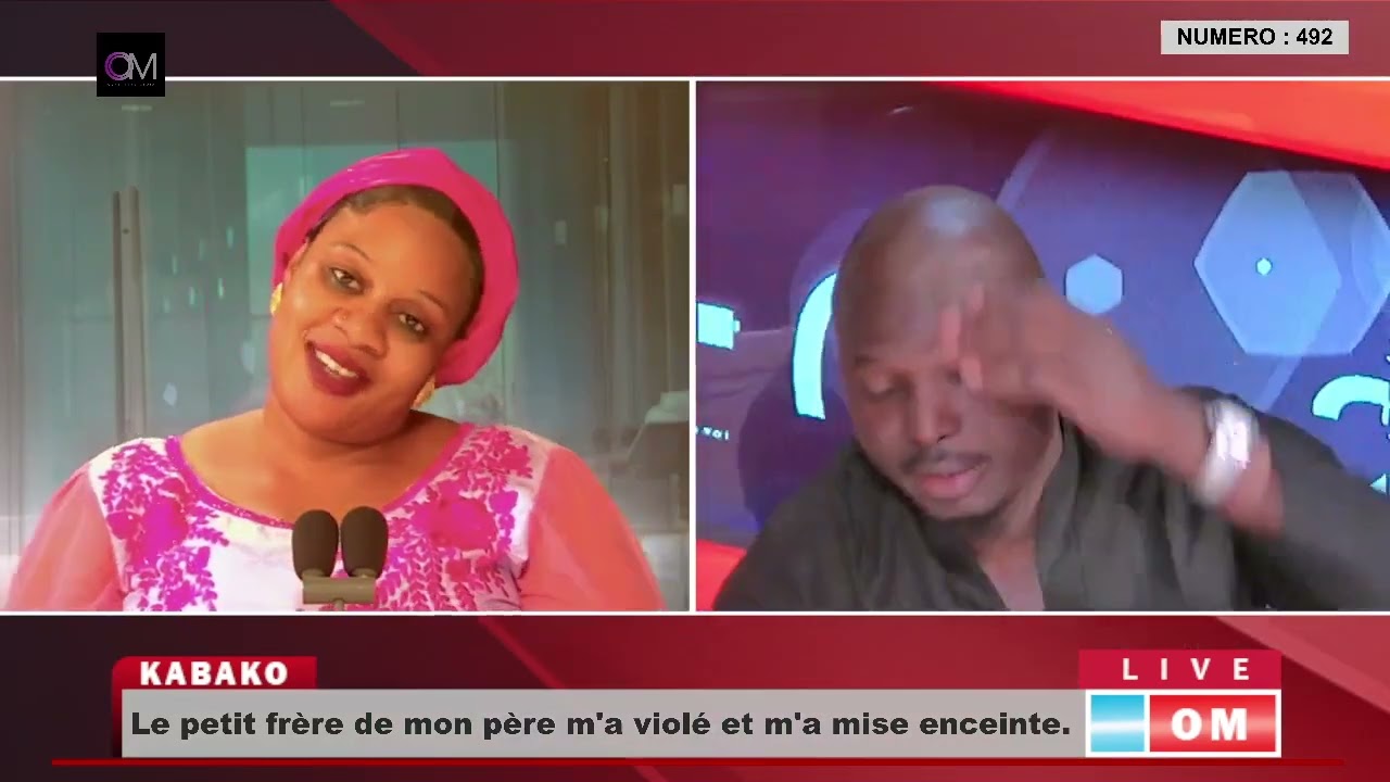 OMLive: #KABAKO - NUMERO : 492 Le petit frère de mon père m'a v**lé et m'a mise ence*nte.