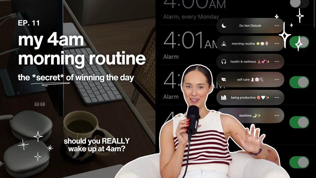 The 4 am morning routine TRANSFORMING my life (& HOW to do it for yourself) 🌞