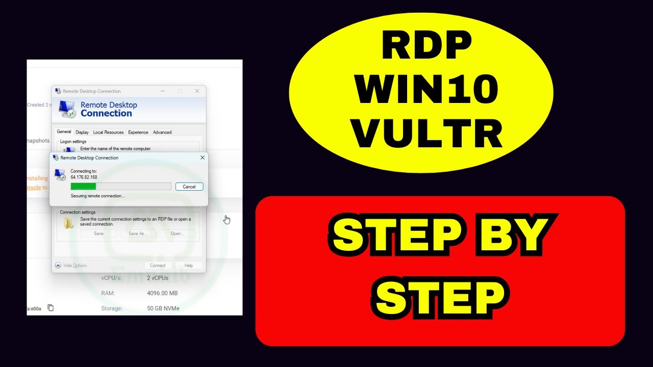 CARA MEMBUAT RDP WIN 10 DI VULTR 2024 | RDP VULTR