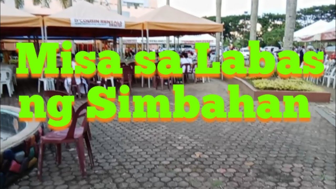 Misa sa Labas ng Simbahan Pagkatapos ng Lindol | New Cathedral Tagum City