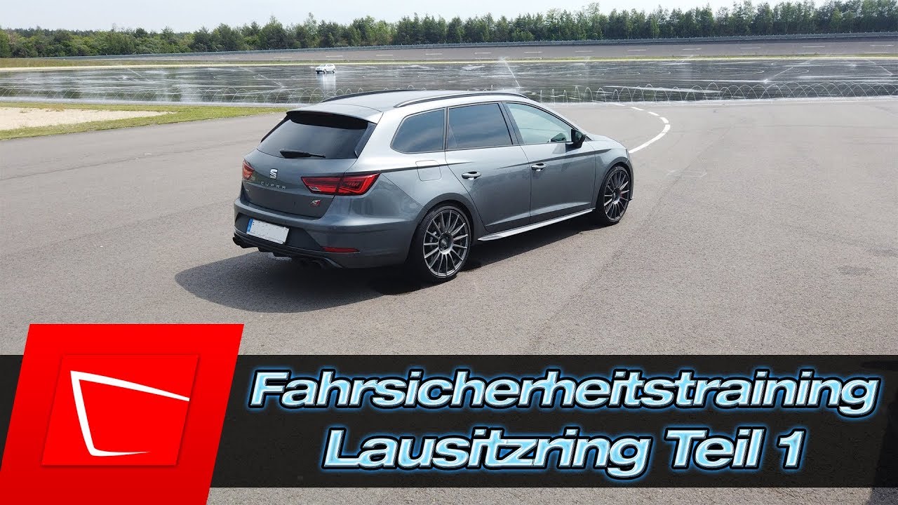 Fahrsicherheitstraining Lausitzring Teil 1 - Ein Tag Freizeit! Bremsen, Rutschen und Wasserflecken