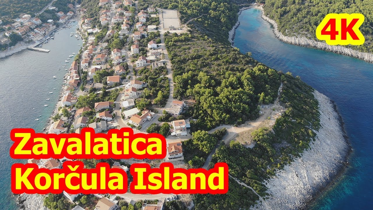 Zavalatica na wyspie Korčula - 4K
