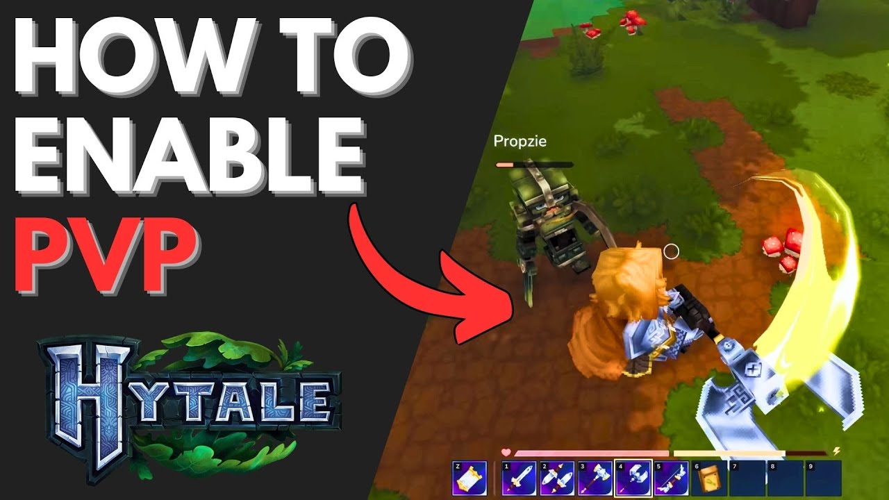 Как включить/выключить PvP в Hytale World (просто)