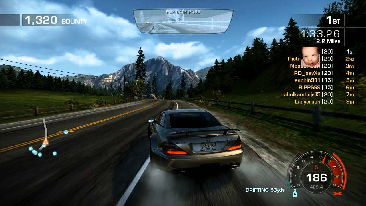 NFS Hot Pursuit 2010 My Fails at Multiplayer Race (Super Series)