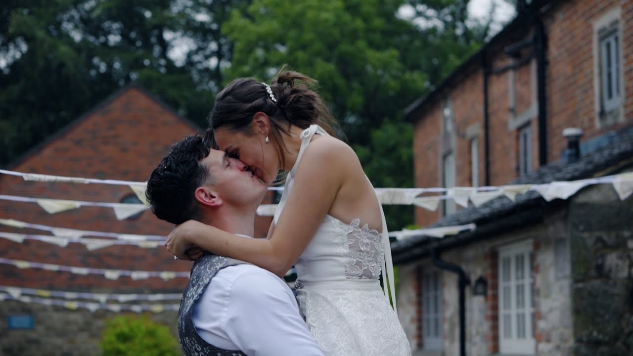 Victoria and Jordan: Wedding Film at Derbyshire wedding venue Knockerdown Cottages, Peak District