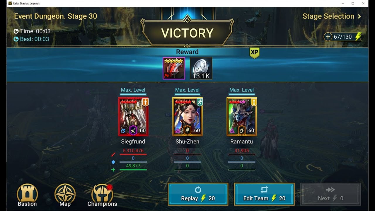 World Record: New Event Dungeon 3 Seconds