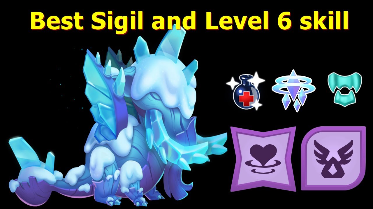 Best Sigil and Level 6 skill Tuskfrost Dragon -Dragon mania legends | Solo event | DML