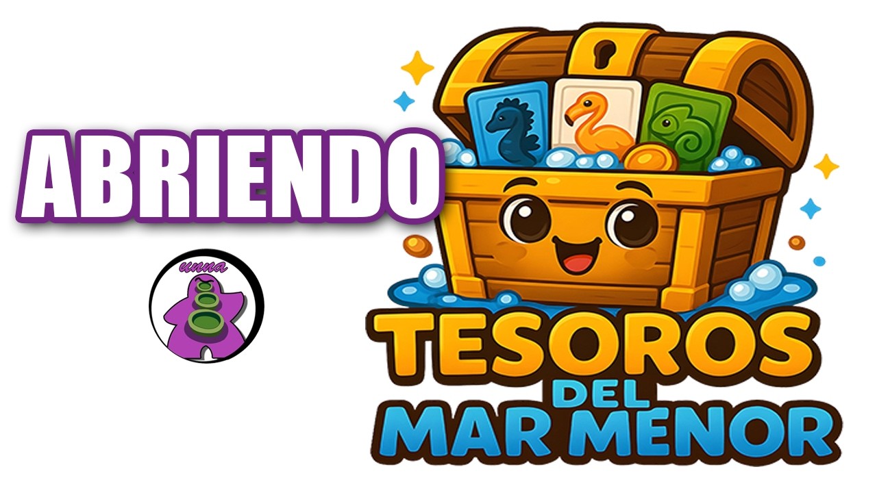 TESOROS DEL MAR MENOR - Dentro de la Caja - Unboxing Juego de Mesa - unna