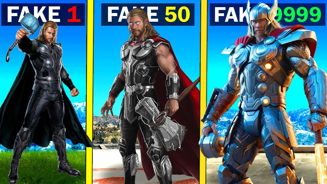 Fake THOR vs Real THOR in GTA 5