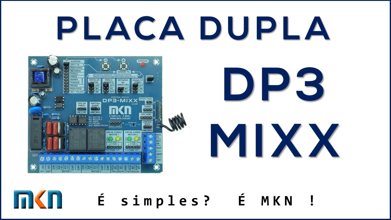 Como é a Placa Dupla DP3 MIXX da MKN, Nova Versão Mais Completa a Cada Edição.