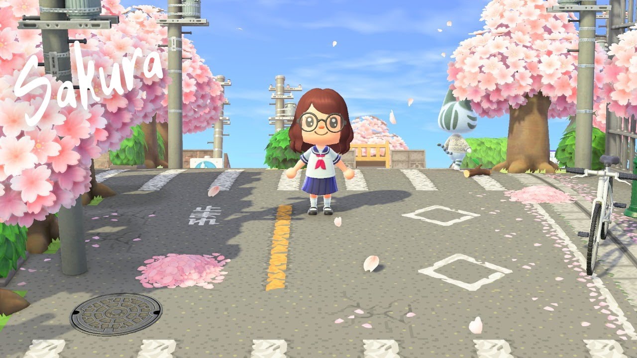 Dream Tour: JAPANESE CHERRY BLOSSOM ISLAND | Animal Crossing New Horizons