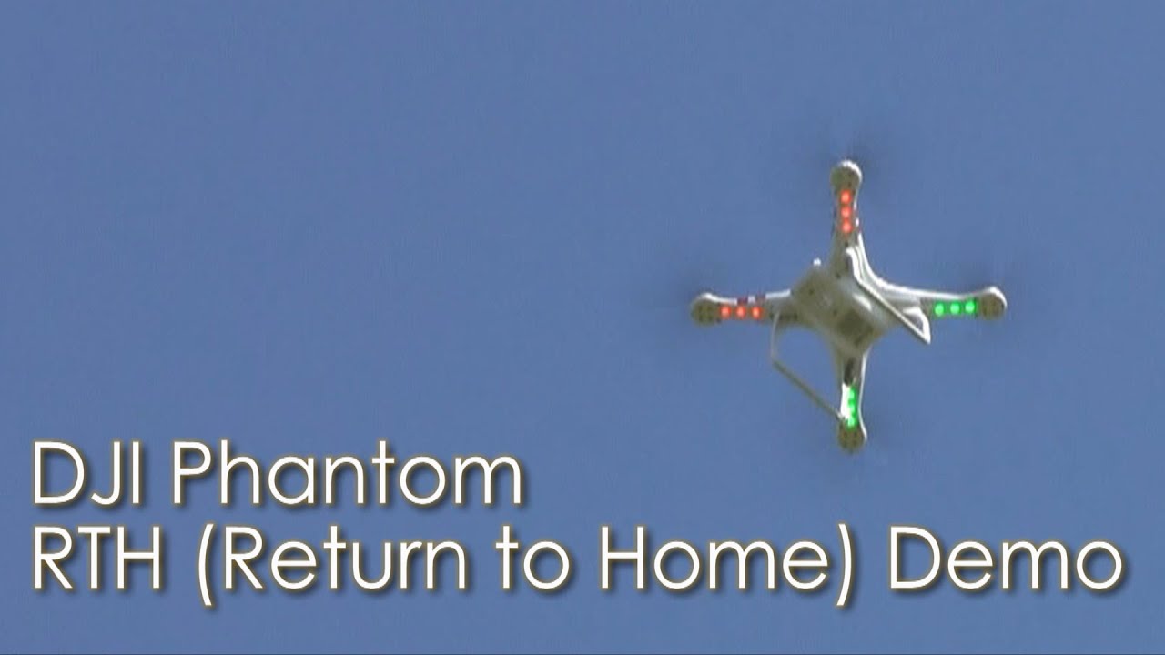 DJI Phantom V1 - Return To Home Demo