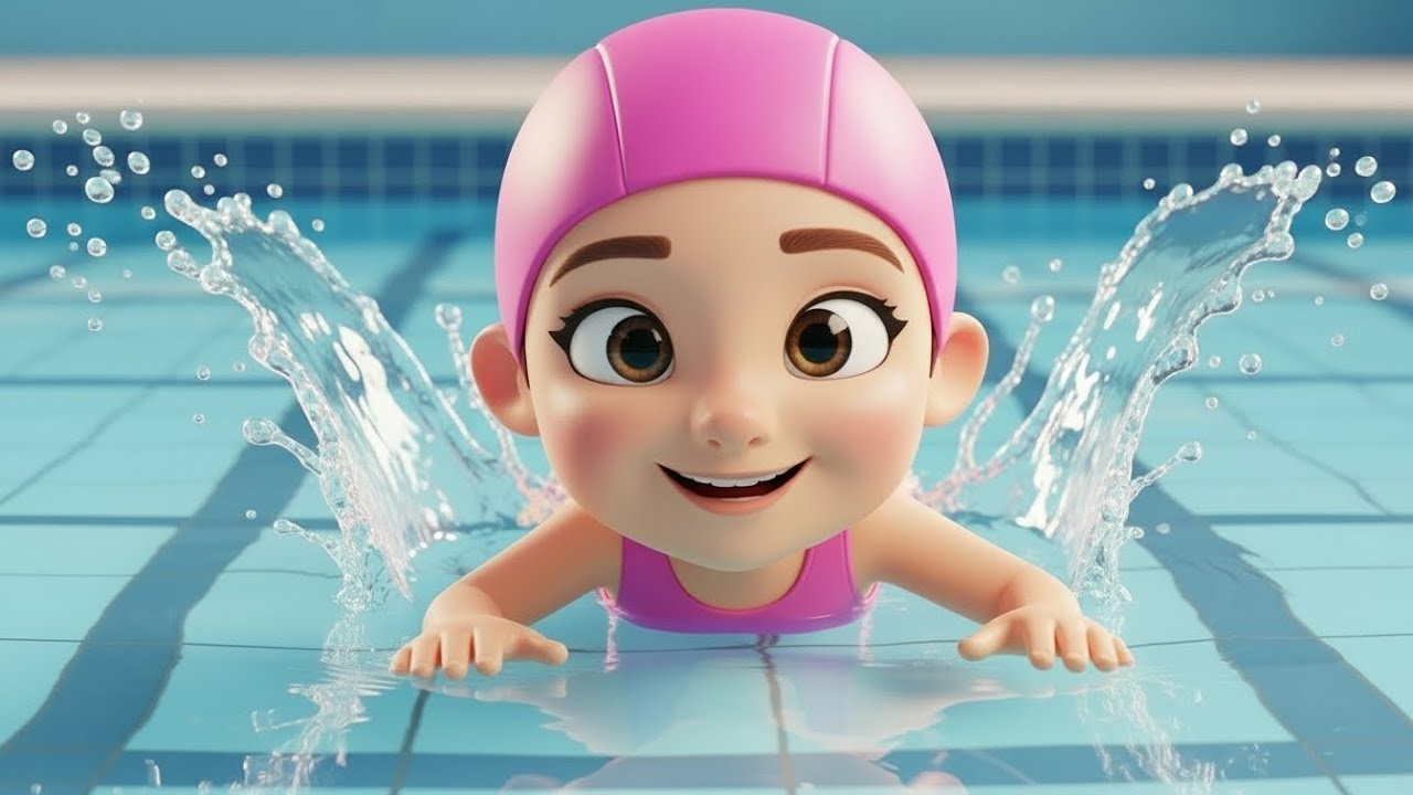 👉 Anita Aprende a Nadar 🏊‍♀️ | Canção Infantil Educativa 🌊 | O Mundo da Anita