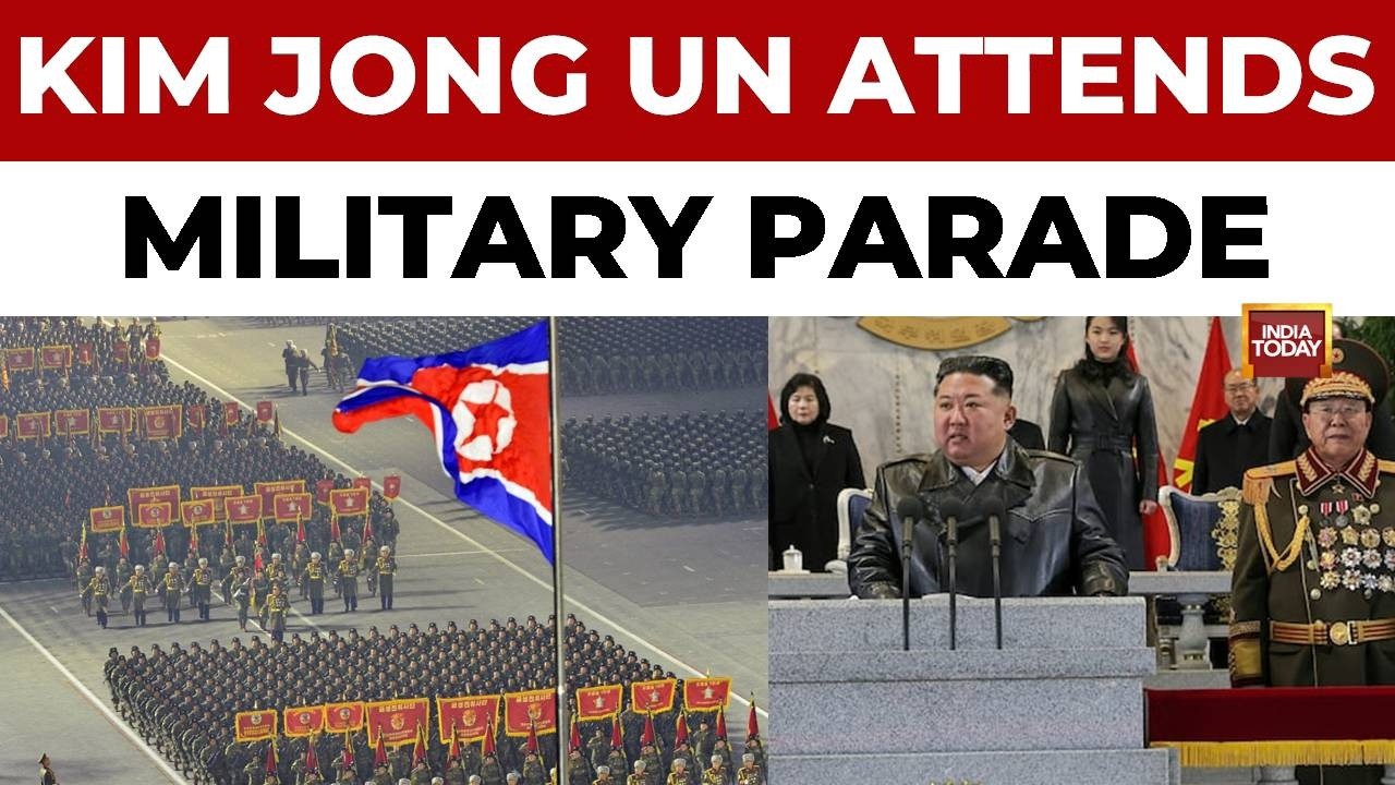 Kim Jong Un Attends Workers&rsquo; Party Parade, North Korean Troops Linked to Russia March | India Today