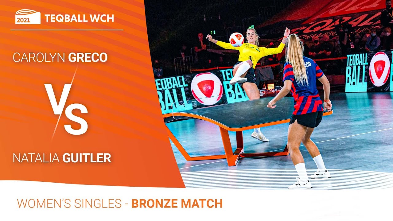 TEQBALL - World Championships 2021 | Brazil vs USA | Women's Singles Bronze Match