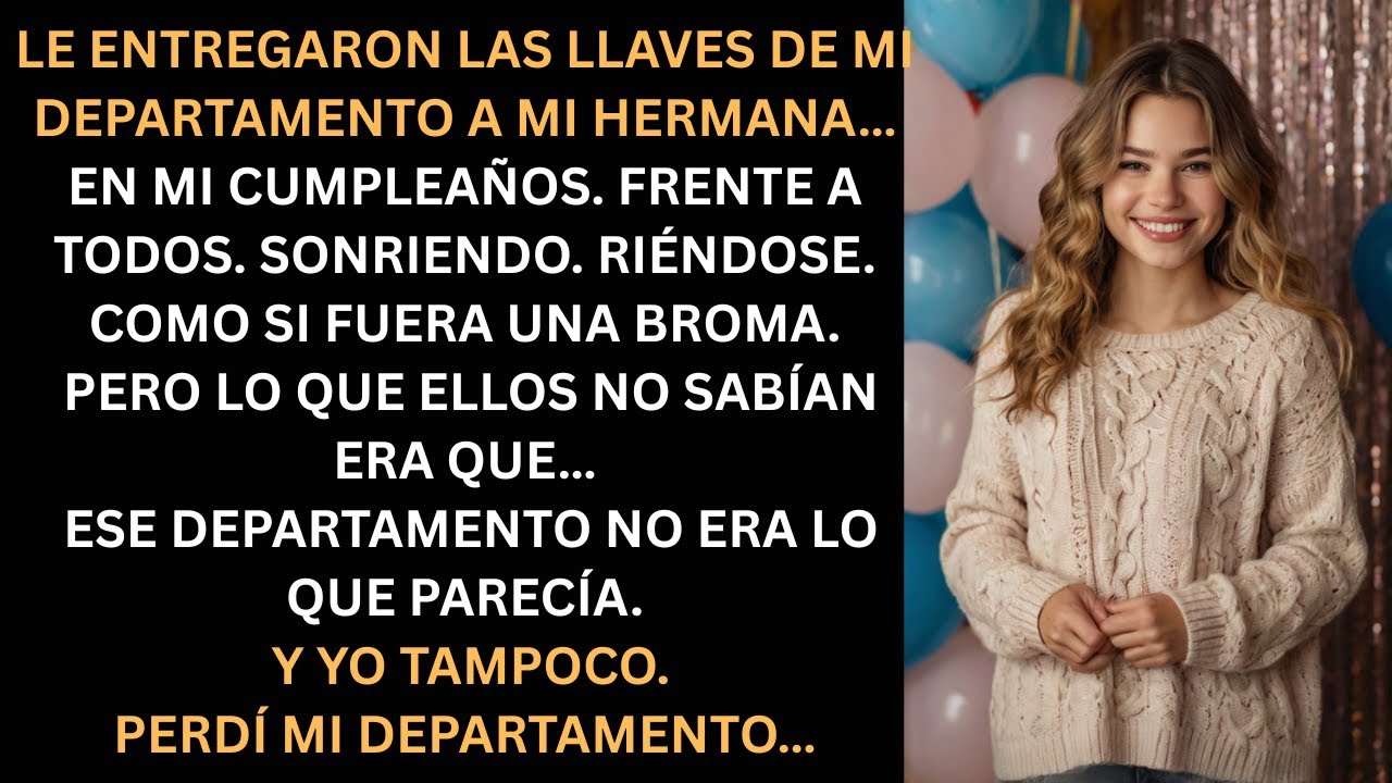 Mi familia le regaló mi departamento a mi hermana… pero tenían ni idea de lo que yo había planeado