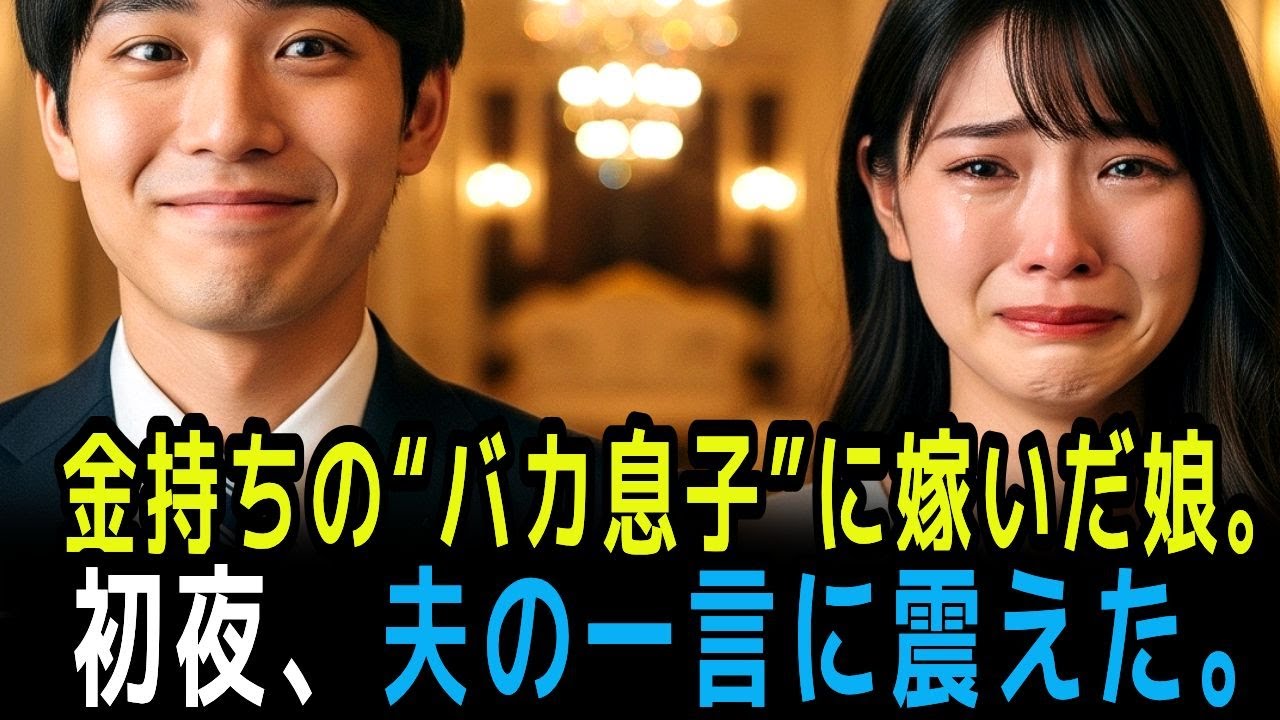 金持ちのバカ息子に嫁いだ娘 初夜夫の一言に震えた