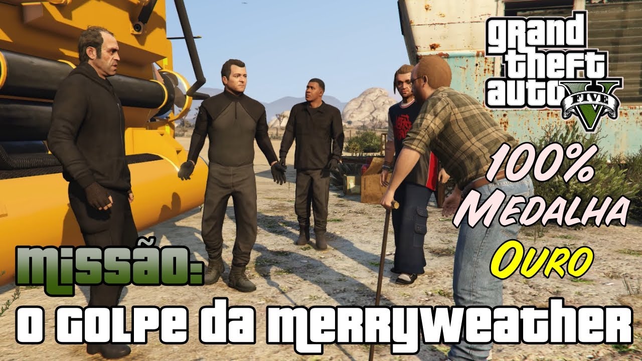 Grand Theft Auto V: Missão O Golpe da Merryweather (Abordagem Alto-Mar) [4K@60 Ultra Settings]