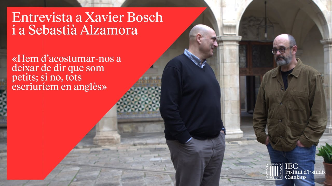 Entrevista a Xavier Bosch i a Sebastià Alzamora «Hem d’acostumar-nos a deixar de dir que som petits»