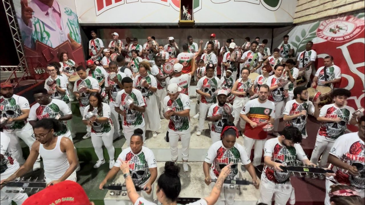 Ensaio Bateria Ritmo Puro - Mocidade Alegre Carnaval 2024