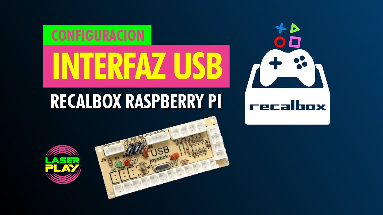 Como configurar interfaz USB tipo ZERO DELAY en RECALBOX y RASPBERRY PI.