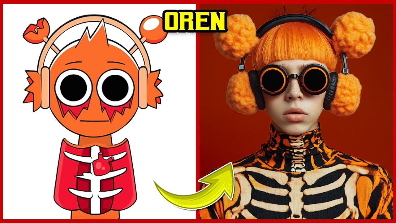 INCREDIBOX SPRUNKI Characters as IN REAL LIFE + GUESS THE VOICE! Tunner, Simon, Pinki, Oren