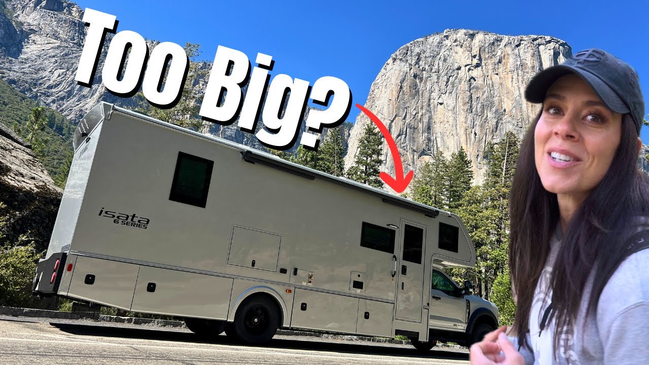 The PAINS of Driving and Parking a 34ft RV in Yosemite National Park! (RV Life)