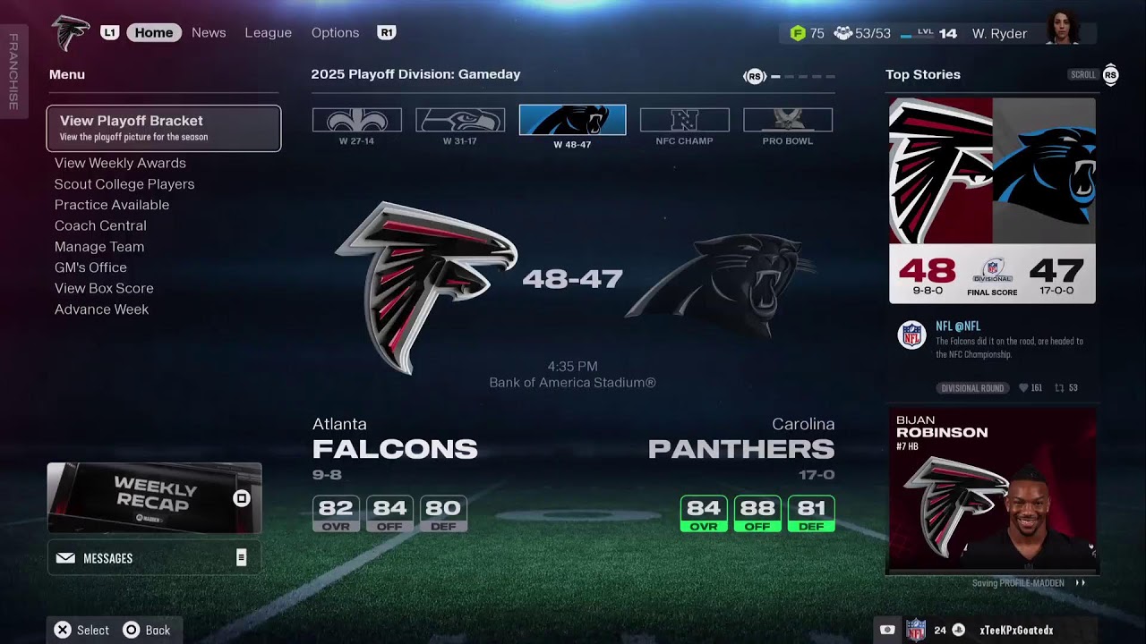NML Playoffs Falcons vs Nick