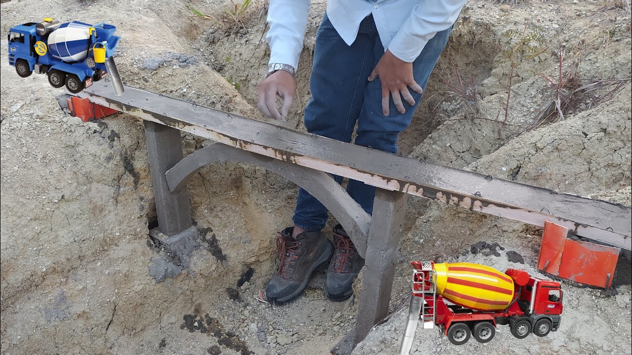 Contrucción De Mini Puente Sobre Un Acantilado - mini bridge