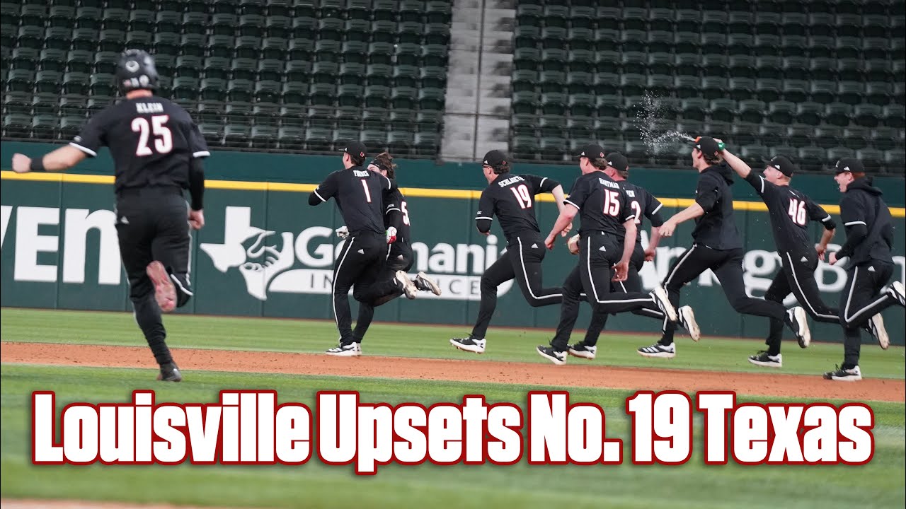 Texas vs Louisville Baseball Highlights At Globe Life | 2025 Shriners Children's College Showdown