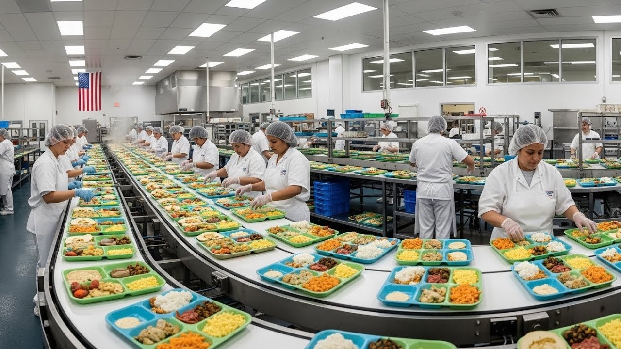 How School Lunches Are Made in a U.S. Central Kitchen