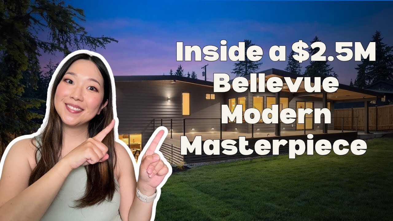 $2.5M Mid-Century Modern Home Tour | Bellevue Luxury Real Estate 2025