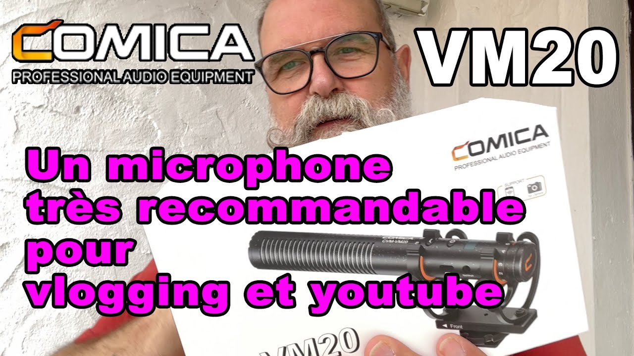 Essai Microphone Comica VM20 - EN FRANÇAIS