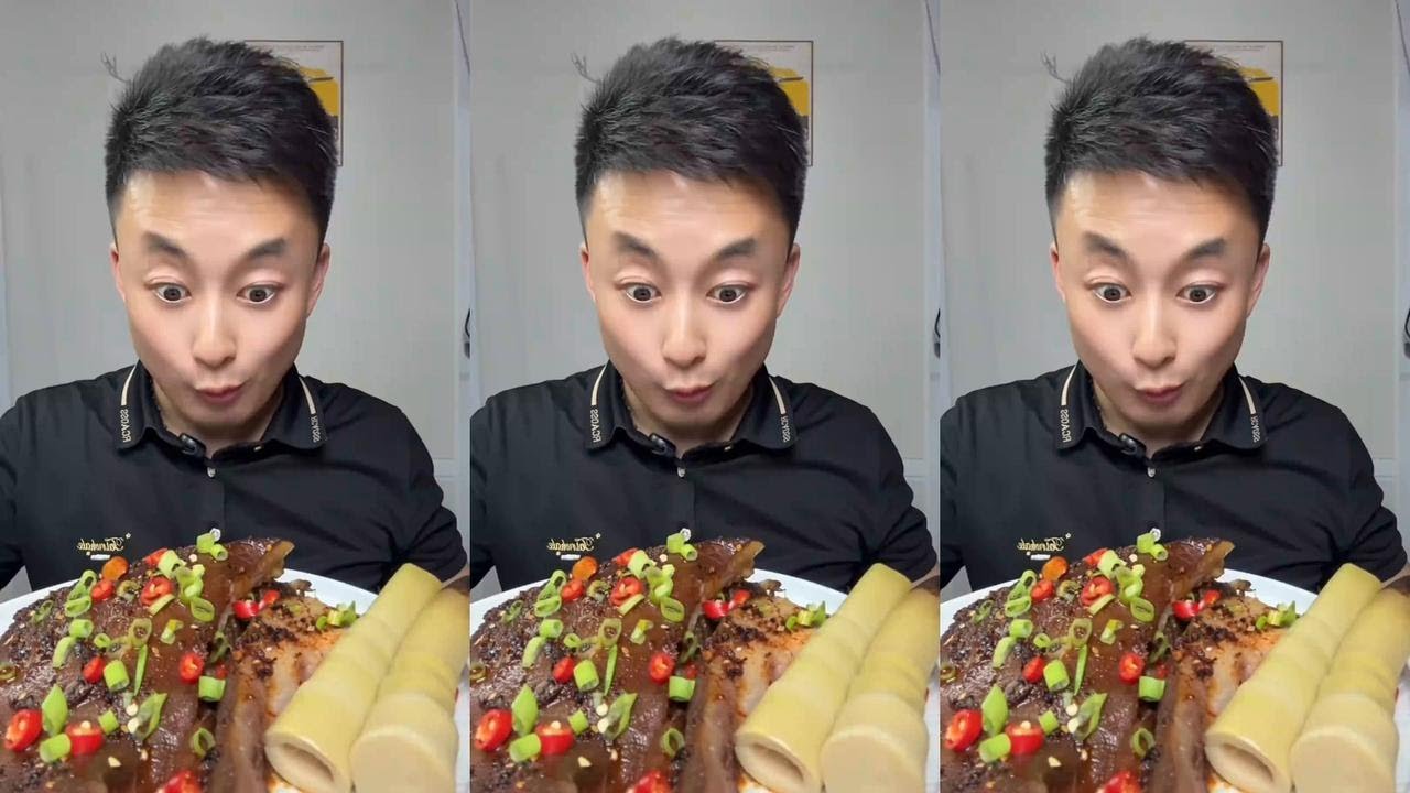 Stewed pig's head meat, so delicious! #Pig's head meat #Eating meat heartily