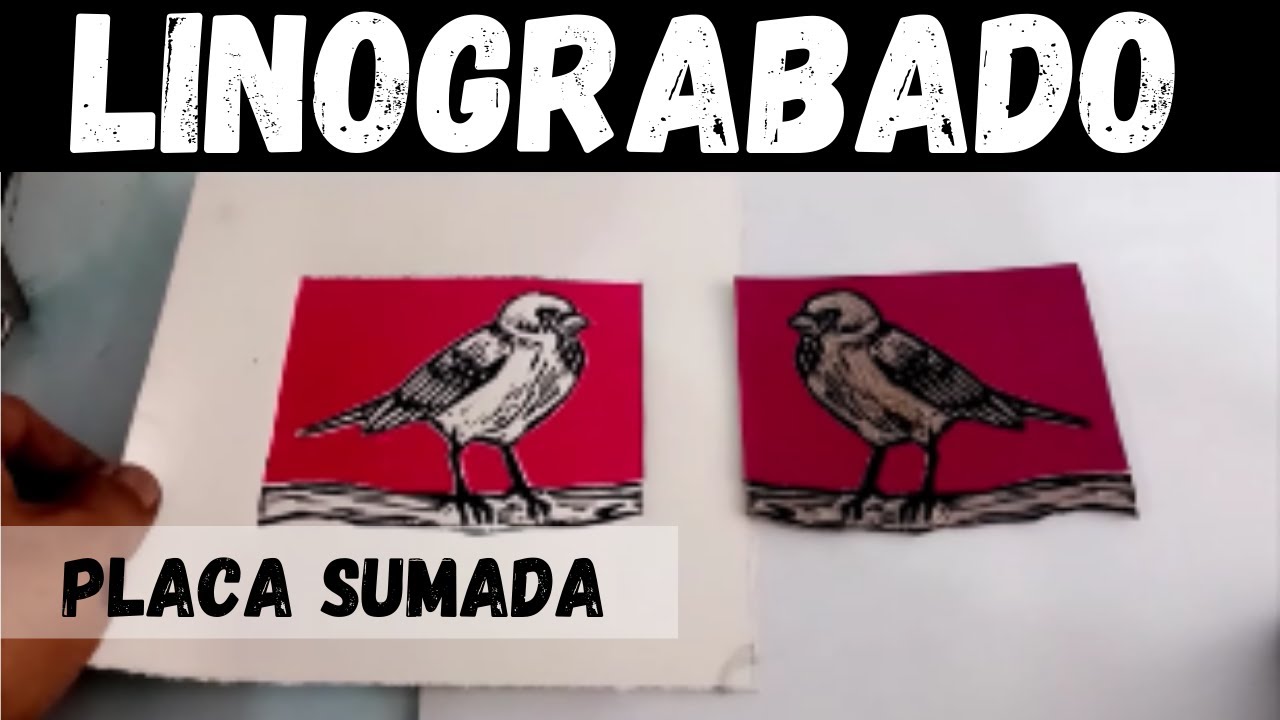 grabado en linóleo  a color con  la misma placa | linograbado