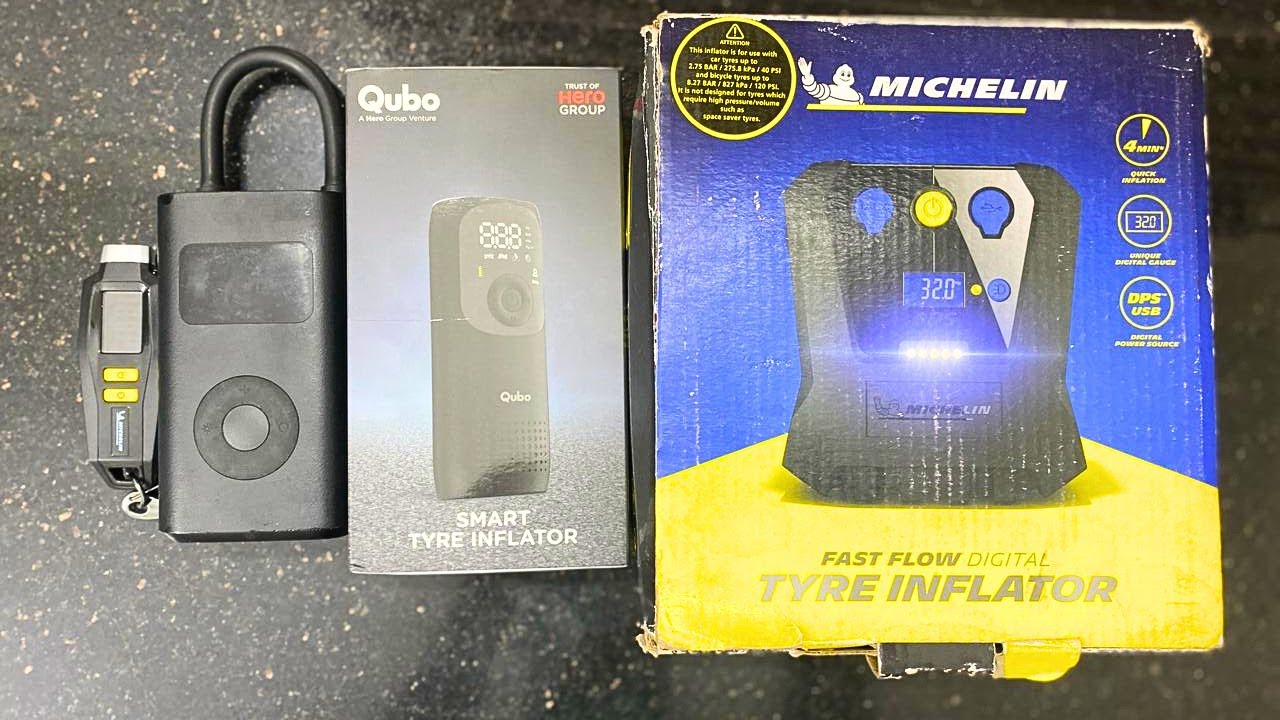 Battle Of The Tyre Inflators: Qubo Vs Xiaomi Vs Michelin