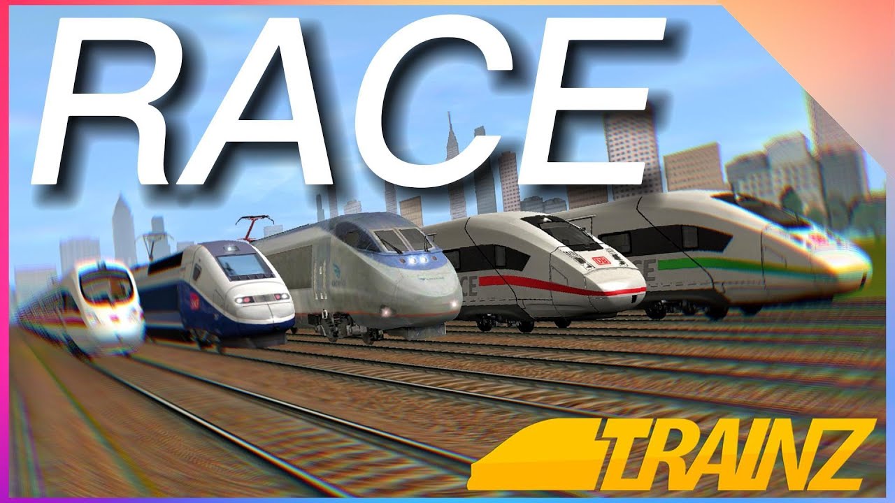 Trainz Driver2｜ICE-4 V.S. Acela Express V.S. TGV V.S. ICE T(RACE!)