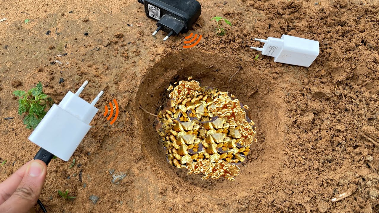 I Turned a Phone Charger into a Long-Range Gold & Treasure Detector