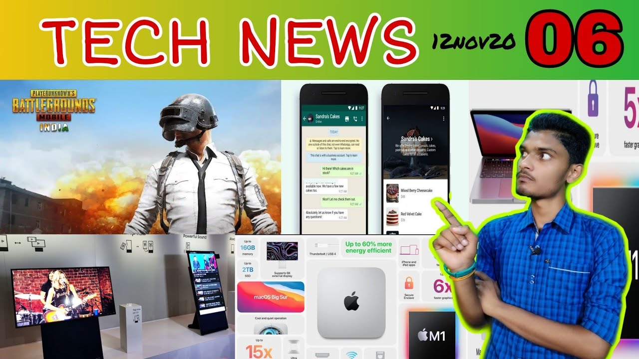 Tech news,Pubg aa gya ,Apple MacBook, Honor sold by Huawei,Google pay new icon,