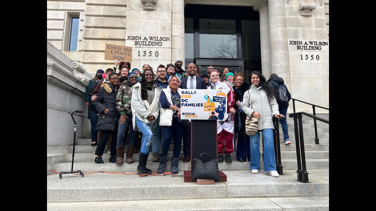 Child Tax Credit Rally @ The Wilson Building with CM Zachary Parker | February 18 | Tax the rich! 🗣️