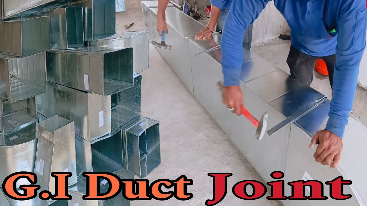S&C Cleat GI Duct  kaise Joint Kiya Jata Hai