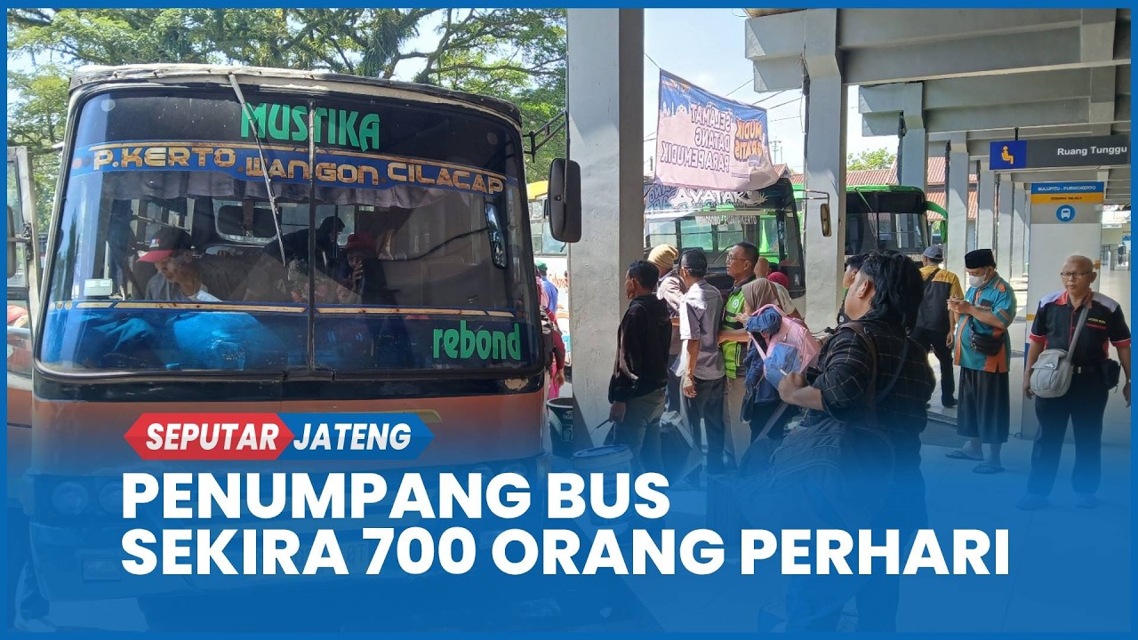 Penumpang Bus di Terminal Bulupitu Banyumas Meningkat pada Mudik 2026
