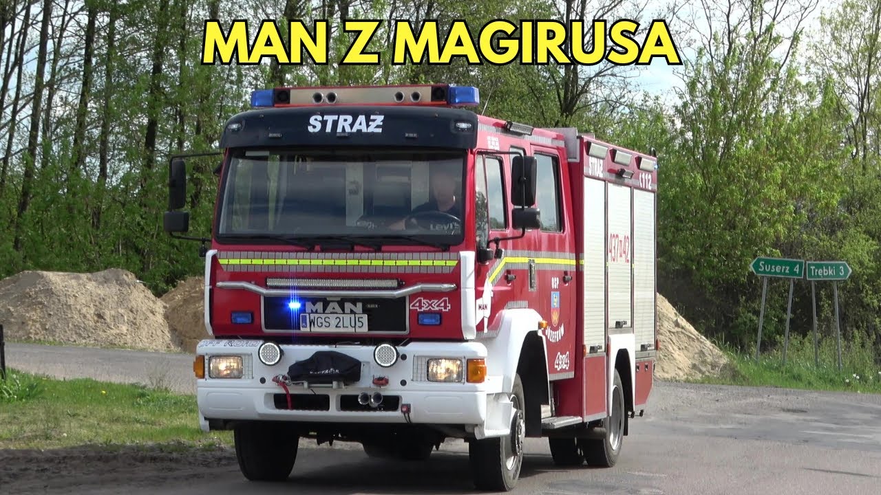 Alarmowo średni zastęp 437[M]42 GBA MAN L80/Magirus z OSP Józefków