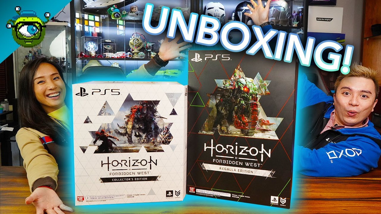 THEY'RE HUGE! | UNBOXING the Horizon Forbidden West Regalla and Collector's PS5 Editions!