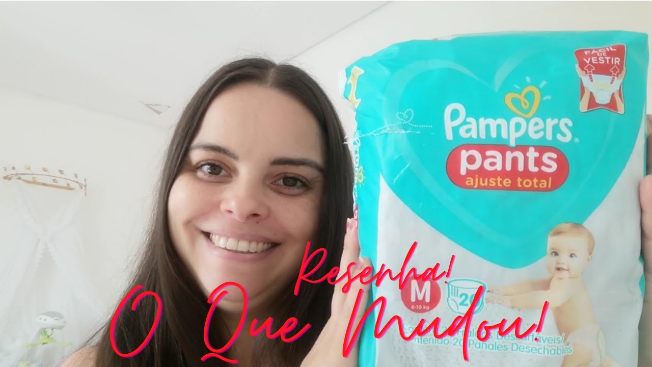 Fralda Pampers Ajuste Total Reformulada, O Que Mudou!