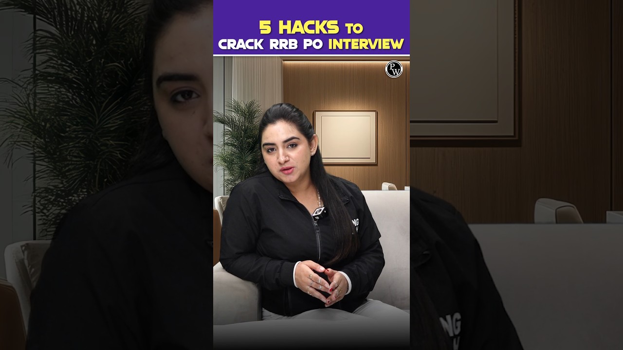 5 Hacks to Crack RRB PO Interview #rrbpointerview #rrbpo #shorts #pw