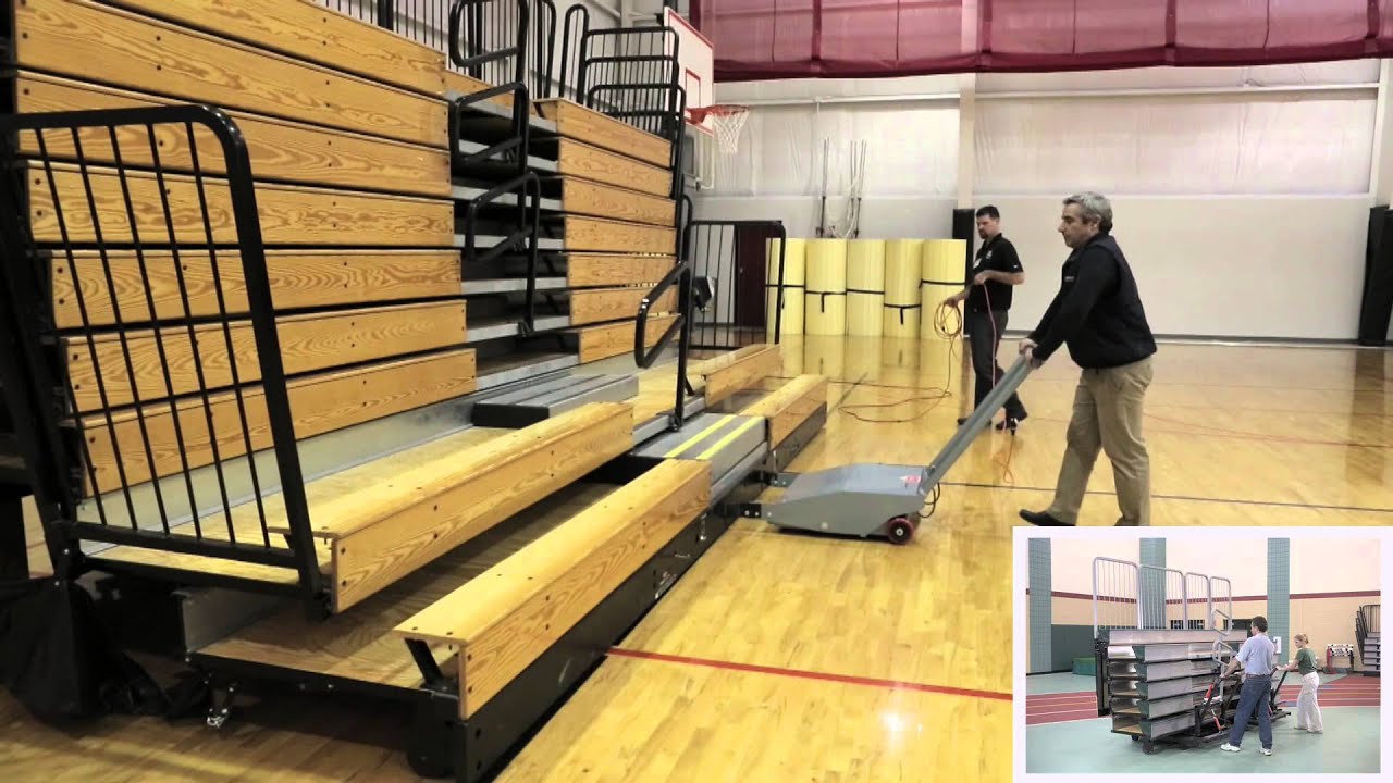 Maxam Telescopic Portable Bleachers